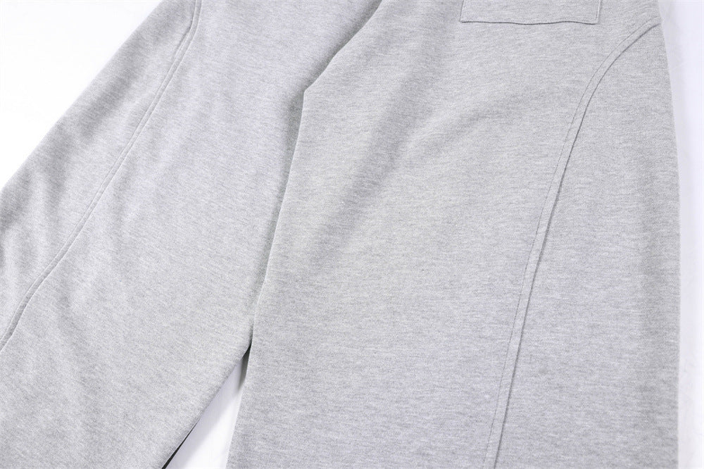 DAXUEN Two-tone loose-fit sweatpants with adjustable drawstrings