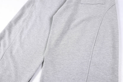 DAXUEN Two-tone loose-fit sweatpants with adjustable drawstrings