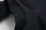 DAXUEN Black wide-leg sweatpants with vintage graphics