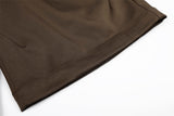 DAXUEN Men's wide-leg culotte shorts in solid colors
