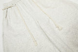 DAXUEN Wide-leg cargo sweatpants with embroidered text