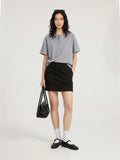 DAXUEN heathered khaki button-up henley t-shirt