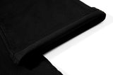 DAXUEN Solid black flared cargo pants