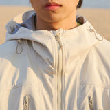 DAXUEN Oversized hooded technical jacket