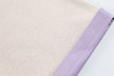 DAXUEN Two-tone oversized short-sleeved t-shirt