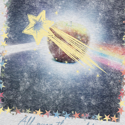 DAXUEN Oversized short-sleeve t-shirt with a celestial graphic
