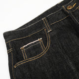 DAXUEN Wide-leg denim jeans in dark blue and grey