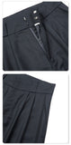 DAXUEN Wide-leg trousers in dark grey, black, and dark brown