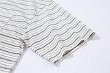 DAXUEN Relaxed fit short-sleeved striped t-shirt