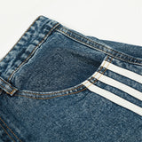 DAXUEN Loose wide leg denim jeans with stripes