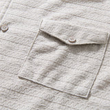 DAXUEN Loose-fitting button-up shirt with camp collar
