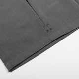 DAXUEN Wide-leg culotte pants in dark grey