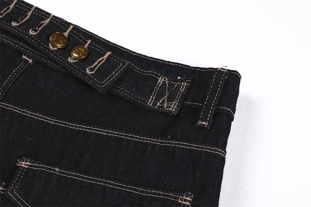 DAXUEN Away End Wide Leg Denim