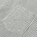 DAXUEN Short-sleeved button-up shirt with vertical stripes