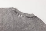 DAXUEN Oversized acid wash short-sleeved T-shirt
