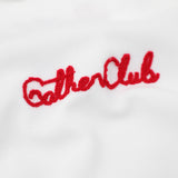 DAXUEN Short-sleeved oversized polo shirt with script embroidery