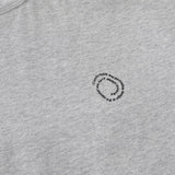 DAXUEN Oversized short-sleeve graphic t-shirt in white and grey