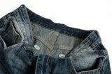 DAXUEN Gradient fade wide-leg denim jeans
