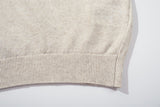 DAXUEN Knitted short-sleeved polo shirt with contrast collar