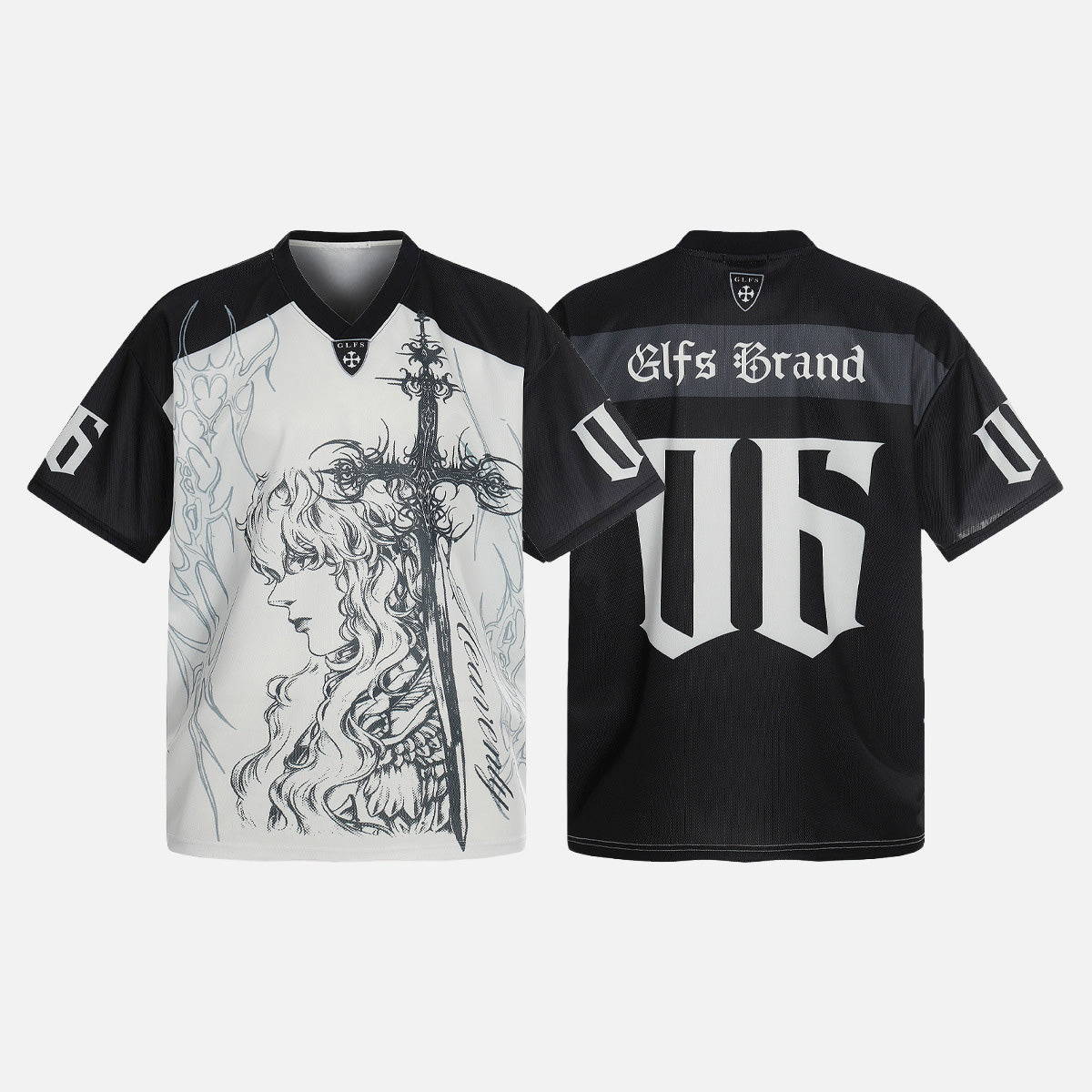 Gothic Fantasy Graphic T-Shirt