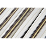 DAXUEN white and brown striped relaxed-fit t-shirt