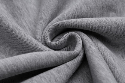 DAXUEN Heather grey short-sleeve T-shirt with unique paneling