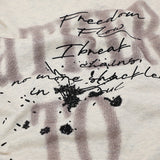 DAXUEN Relaxed-fit graphic t-shirt with stylized text