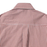 DAXUEN Loose-fit short-sleeve checkered button-up shirt