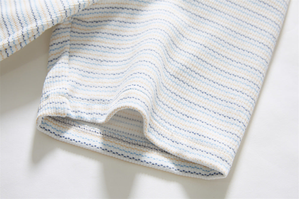 DAXUEN Oversized striped short-sleeved t-shirt