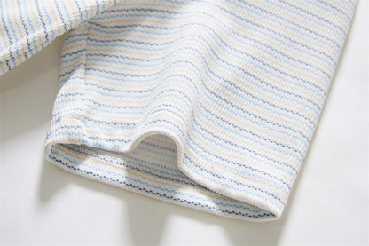DAXUEN Oversized striped short-sleeved t-shirt