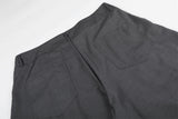 DAXUEN Men's tailored wide-leg trousers in dark grey and black