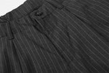 DAXUEN High-waisted wide-leg pinstriped trousers