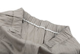 DAXUEN Pair of light grey relaxed-fit herringbone cargo shorts