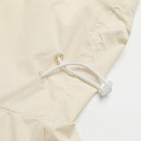 DAXUEN Hooded windbreaker jacket with asymmetrical zipper