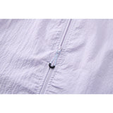 DAXUEN Short-sleeved hooded windbreaker jacket