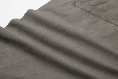 DAXUEN Layered wide-leg cargo shorts in olive-grey