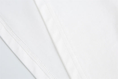 DAXUEN Layered contrast short-sleeve T-shirt