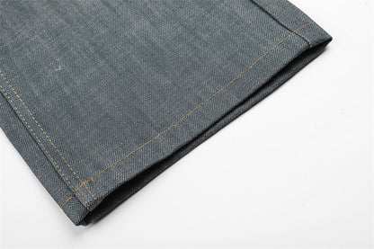 DAXUEN Wide-leg high-waisted denim trousers