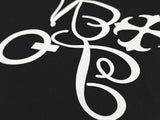 DAXUEN Ornate script graphic short-sleeved T-shirt