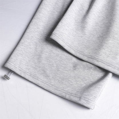 DAXUEN Relaxed-fit wide-leg sweatpants in heather grey