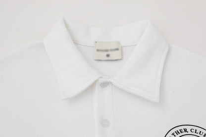 DAXUEN Short-sleeved polo shirt with embroidered logo and script print