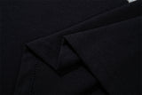 DAXUEN Black short-sleeved graphic t-shirt