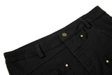 DAXUEN Black high-waisted flared cargo pants