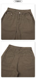 DAXUEN Wide-leg cropped pants for men