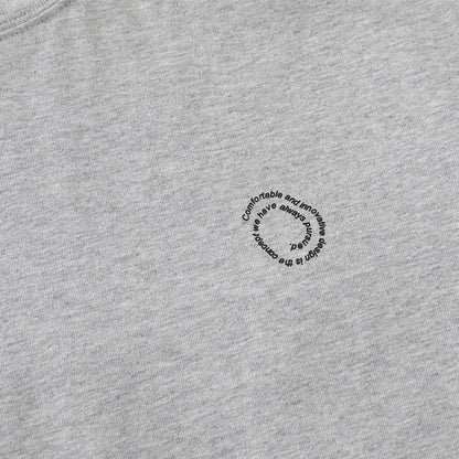 DAXUEN Oversized short-sleeve graphic t-shirt in white and grey