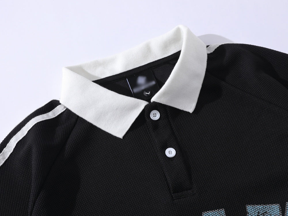 DAXUEN Short-sleeved polo shirt with graphic print