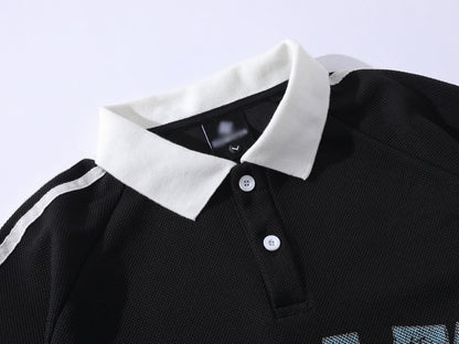 DAXUEN Short-sleeved polo shirt with graphic print