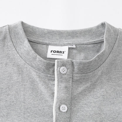 DAXUEN Relaxed fit short-sleeved t-shirt with contrasting trim
