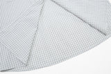 DAXUEN Short-sleeved plaid button-up shirt