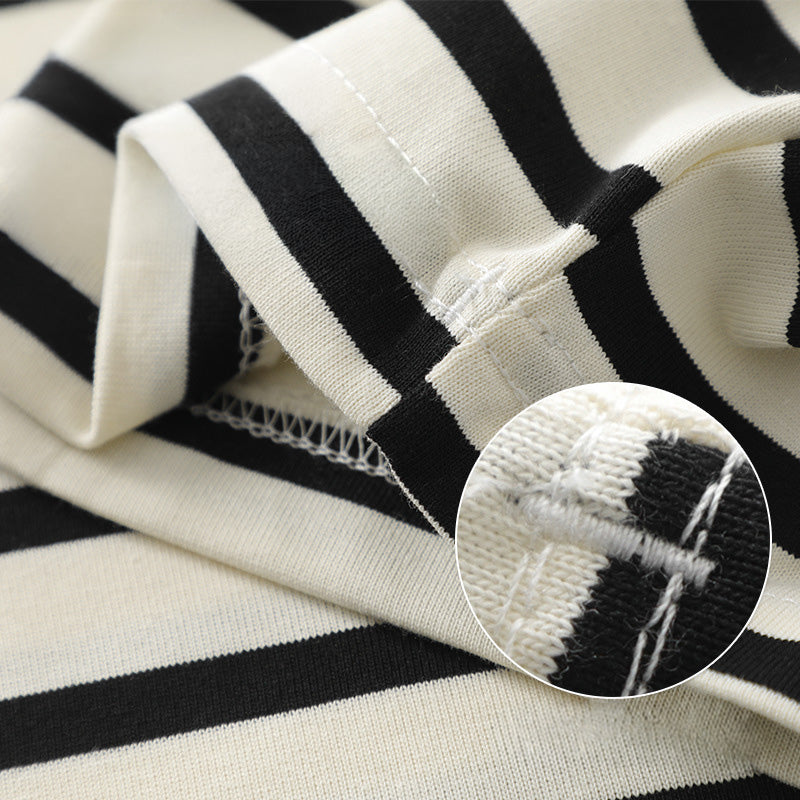 Bold Stripe Relaxed-Fit T-Shirt